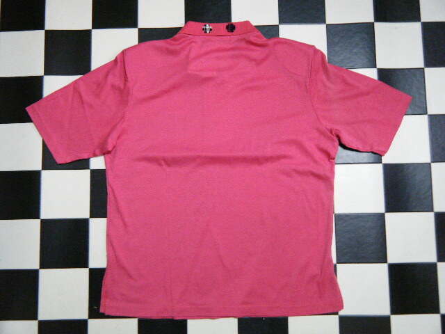 ADUCHE INTERNATIONAL　半袖ポロシャツ　サイズF　R7877　未使用タグ付き　ピンク系_画像2