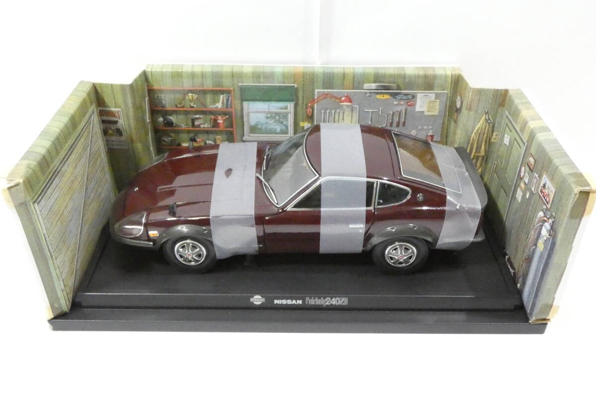 6859T/未使用★Kyosho 京商　1/18 日産 Nissan ニッサン FAIRLADY フェアレディー 240Z-G マルーン No.08212M/ダイキャストカー_画像2