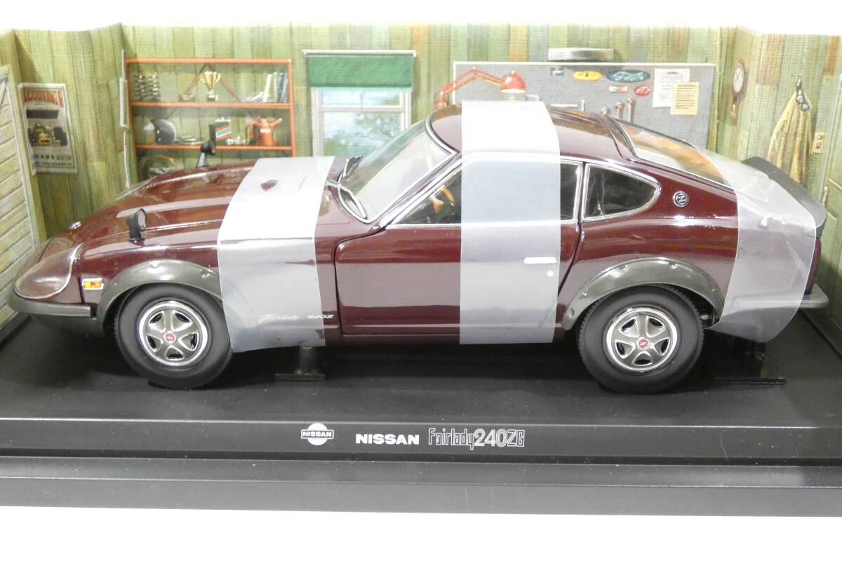 6859T/未使用★Kyosho 京商　1/18 日産 Nissan ニッサン FAIRLADY フェアレディー 240Z-G マルーン No.08212M/ダイキャストカー_画像3