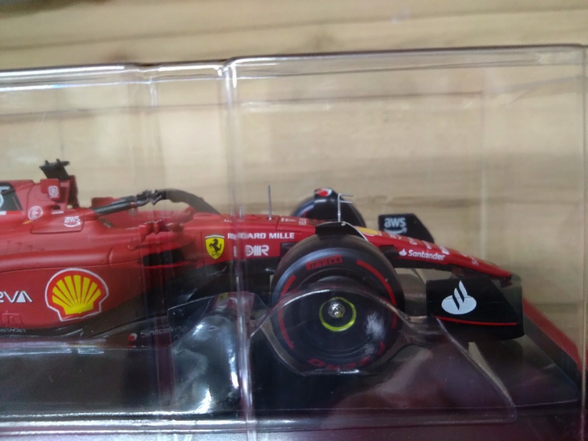 1/24 フェラーリF1 ビッグスケール コレクション ミニカーのみ 1号 F1-75 2022 シャルル・ルクレール デアゴスティーニ_画像6