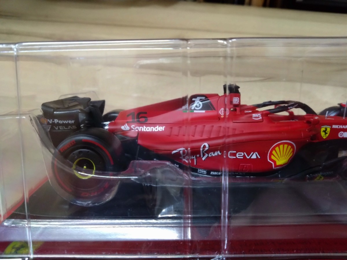 1/24 フェラーリF1 ビッグスケール コレクション ミニカーのみ 1号 F1-75 2022 シャルル・ルクレール デアゴスティーニ_画像7