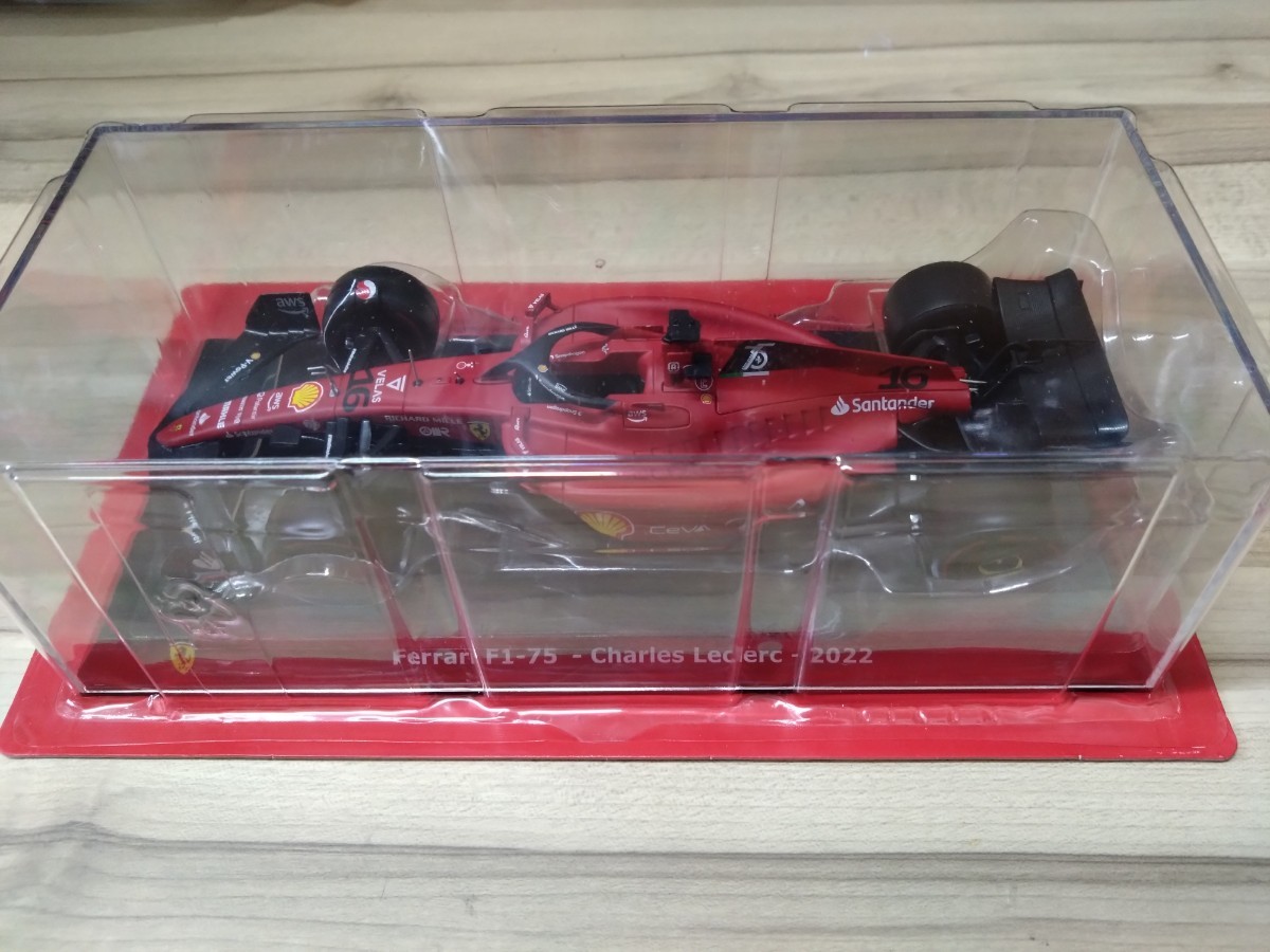 1/24 フェラーリF1 ビッグスケール コレクション ミニカーのみ 1号 F1-75 2022 シャルル・ルクレール デアゴスティーニ_画像1