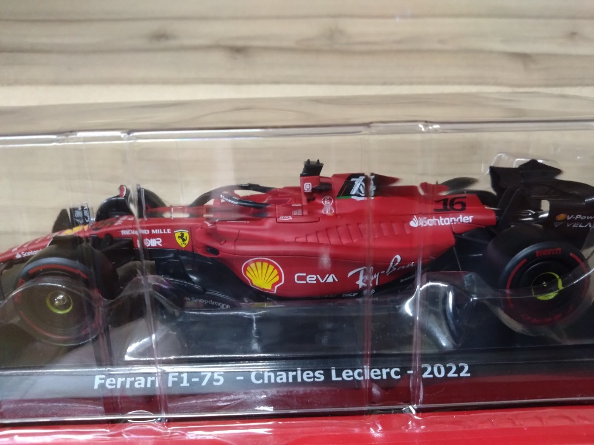 1/24 フェラーリF1 ビッグスケール コレクション ミニカーのみ 1号 F1-75 2022 シャルル・ルクレール デアゴスティーニ_画像2