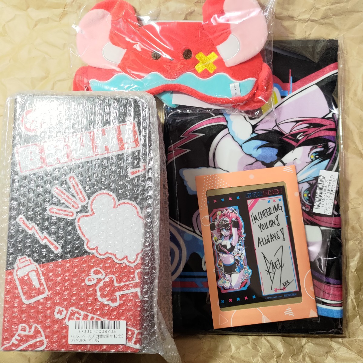 ハコス・ベールズ 活動2周年記念グッズセット 直筆サイン ハコス・ベールズ 活動2周年記念グッズセット 直筆サイン