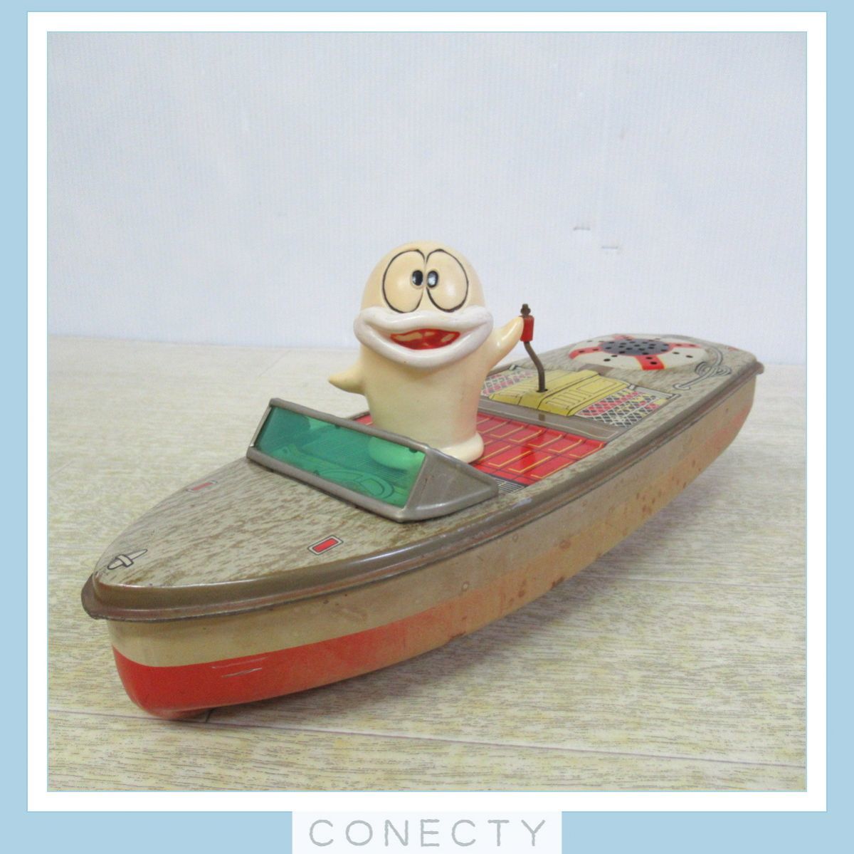 Yahoo!オークション - ブリキ玩具 ヨネザワ オバケのQ太郎 ボート 昭和