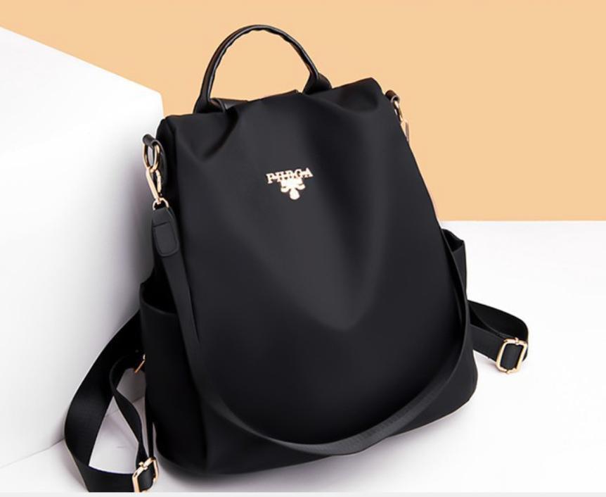  lady's backpack * lady's rucksack * fashion bag Korea black