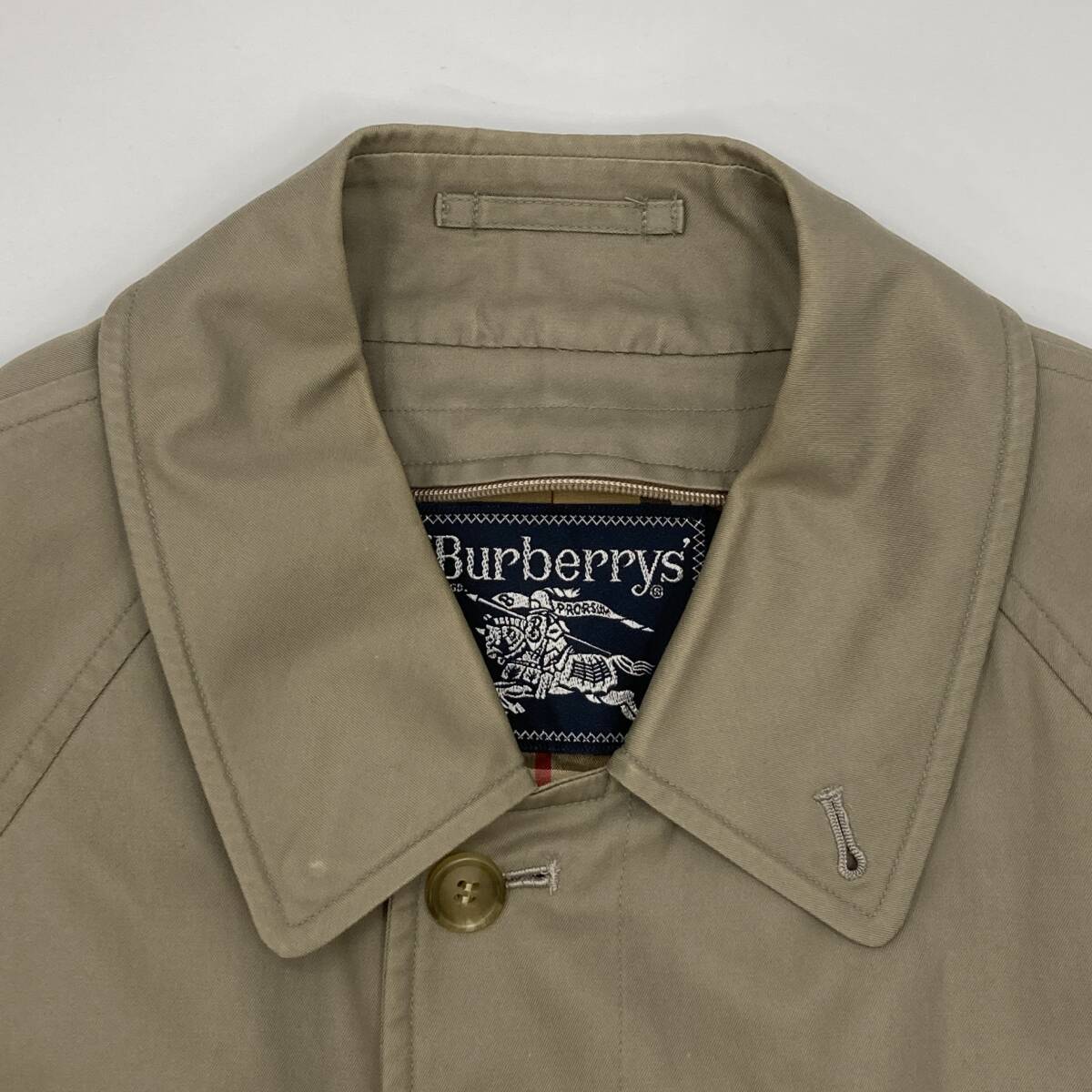 希少　BURBERRY バーバリー　ノバチェック　ステンカラー　ヴィンテージ_画像4