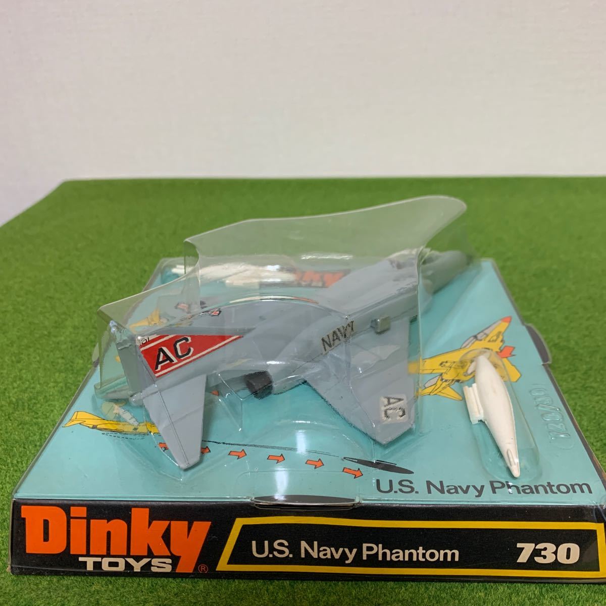 Dinky TOYS U.S NAVY phantom 730 戦闘機 飛行機 ミニチュア 航空自衛隊 レアの画像4