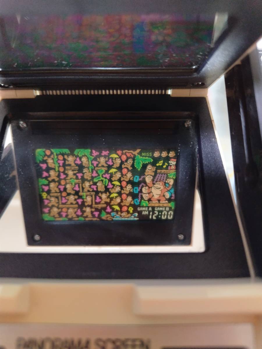 レア 希少 任天堂 GAME＆WATCH ゲームウォッチ ドンキーコング ジュニア パノラマスクリーン GAME&WATCH DONKEY KONG JR_画像7