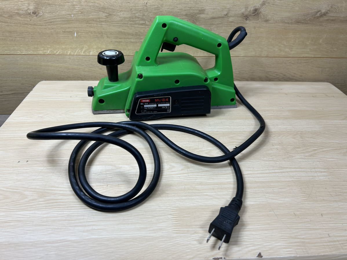 【工具】電気カンナ ML-84［RYOBI］リョービ マイプレーナー 電動カンナ 電動工具 動作品 中古 現状品B32_画像2