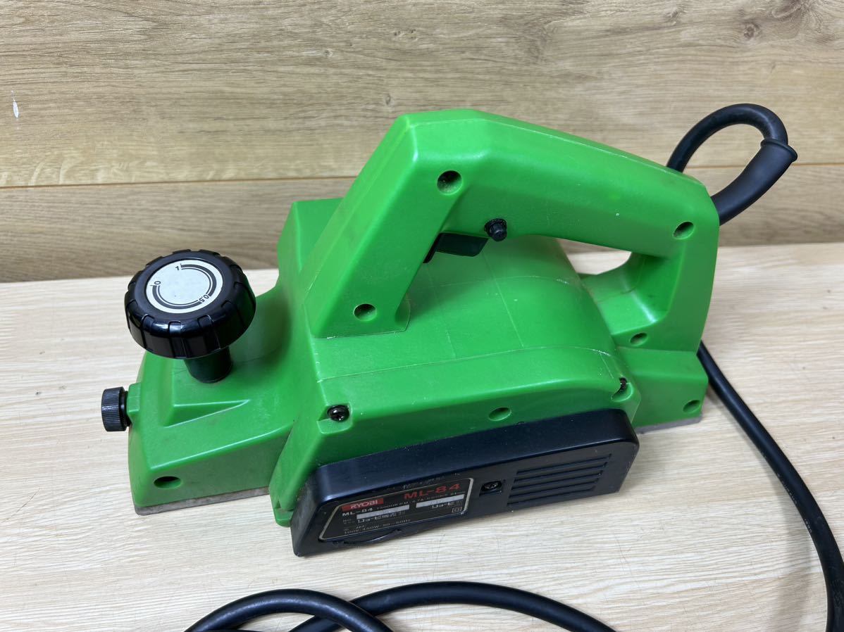 【工具】電気カンナ ML-84［RYOBI］リョービ マイプレーナー 電動カンナ 電動工具 動作品 中古 現状品B32_画像4