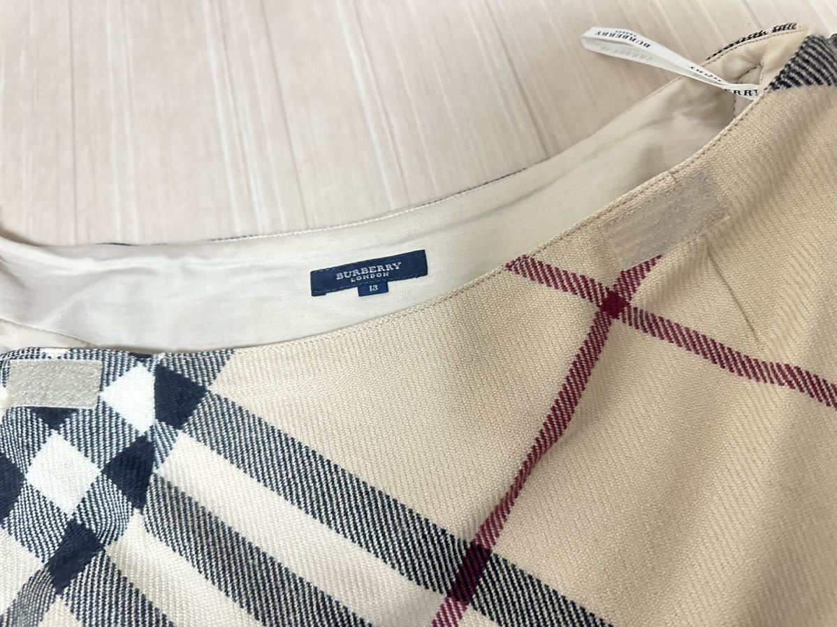 BURBERRY London BLUE LABEL36/BURBERRYLondon13(バーバリーロンドン)おまとめ2点 スカート チェック柄 _画像10