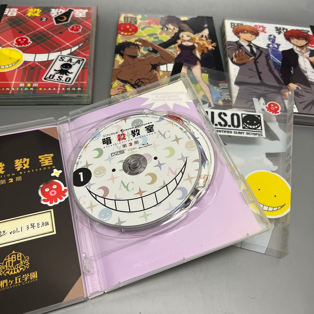 1円スタート 暗殺教室 第2期 DVD ? Blu-ray ? BOX ボックス セット S.A.A.U.S.O TVアニメ エイベックス フジテレビ_画像6