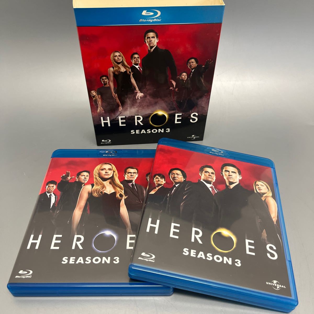 1円スタート Blu-ray 3個 セット まとめ売り ヒーローズ ブルーレイ 海外 ドラマ HERORS ファイナルシーズン ディスク4 欠品_画像7