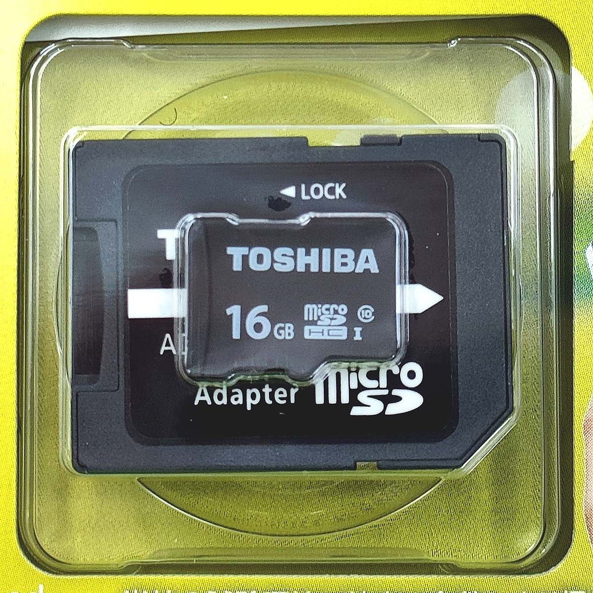 microSDHCカード【16GB】CLASS10 東芝 TOSHIBA MSDAR40N16G UHS-I 変換アダプタ付 新品