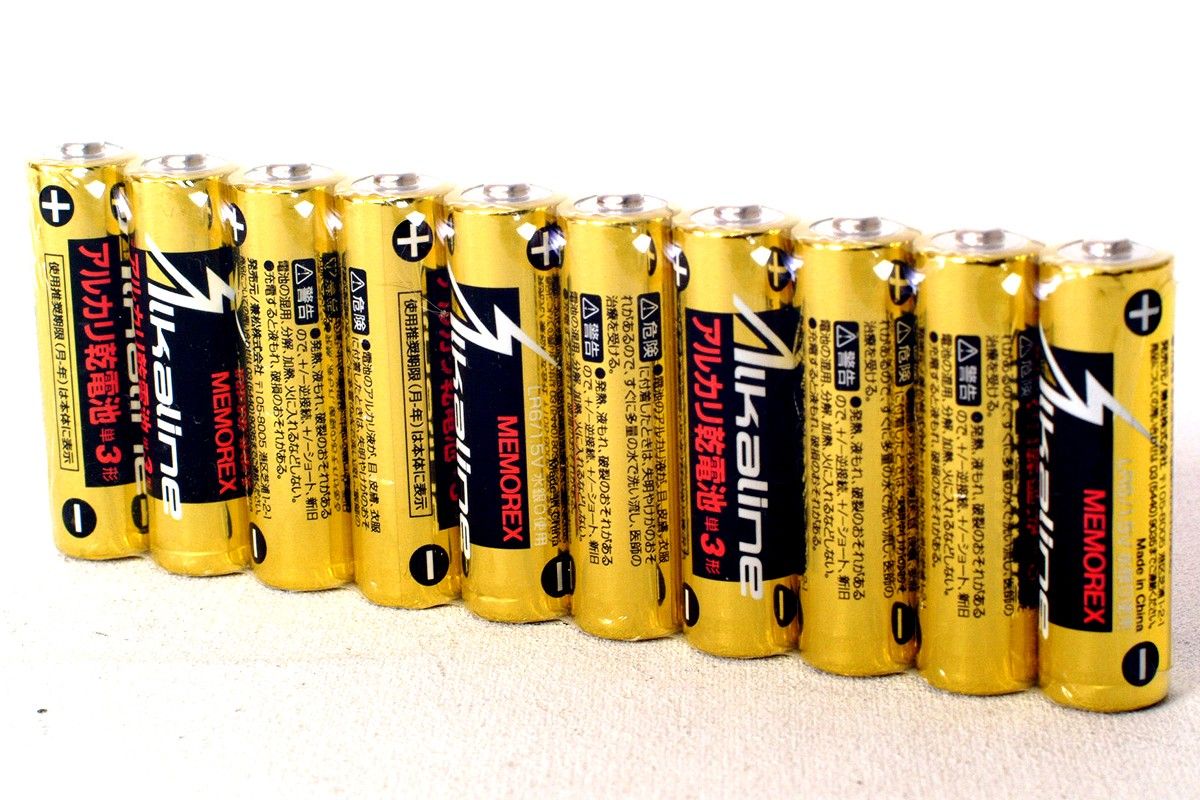 単3アルカリ乾電池【20本】単三アルカリ電池 単3電池 単三電池  アルカリ電池 MEMOREX LR6/1.5V10S 新品