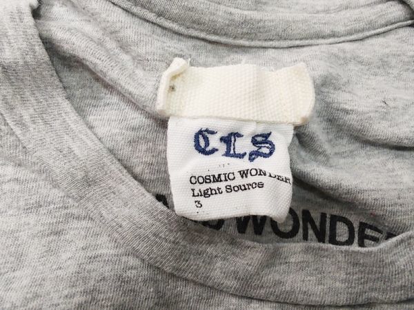 COSMIC WONDER LIGHT SOURCE 3 コズミックワンダーライトソース プリント 半袖 Tシャツ グレー系_画像4