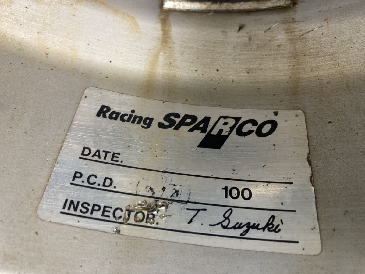 RACING SPARCO JAPAN 14インチ 14×6JJ +40 100/4H 中古4本 日本製 レーシング スパルコ_画像10