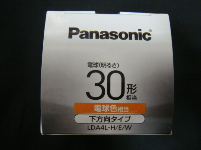 Panasonic・パナソニック／＜LED電球*電球(明るさ)350レーメン電球色相当(下方向タイプ)E26口金*定格寿命40000時間＞□彡『新品』_画像3
