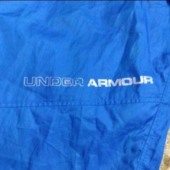 【UNDER ARMOUR】ブルー ウィンドブレーカーパンツのみ XLサイズ