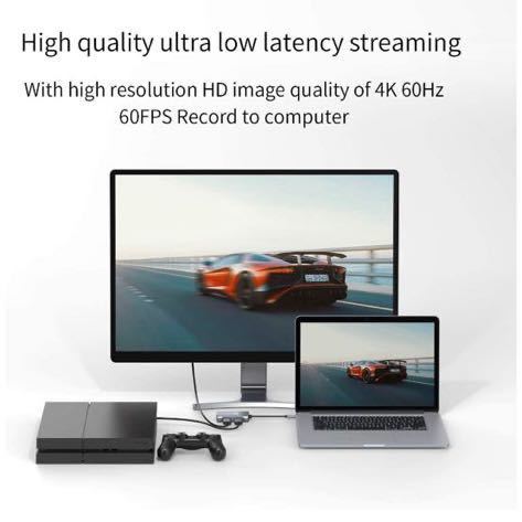 HDMI キャプチャーボード USB3.0 30fps ストリーミングと録画 Switch PS4 Xbox Wii U Webcam対応、遅延なしHDMIパススルー/HDCP、ウルトラ_画像6