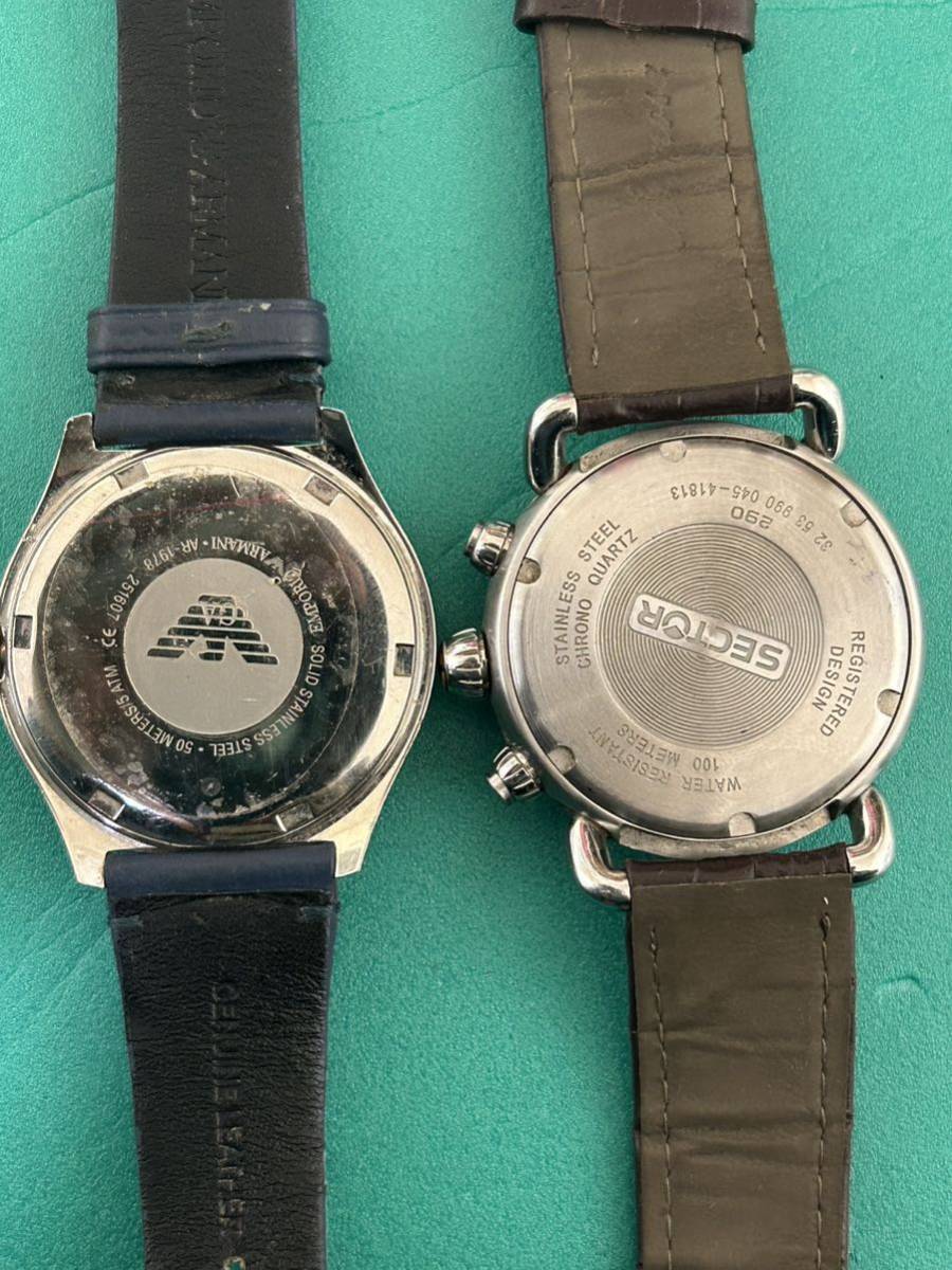 SECTOR Sector ROTARY rotary EMPORIO ARMANI Emporio Armani RobertaViviani Roberta vi vi a-ni operation goods men's wristwatch 