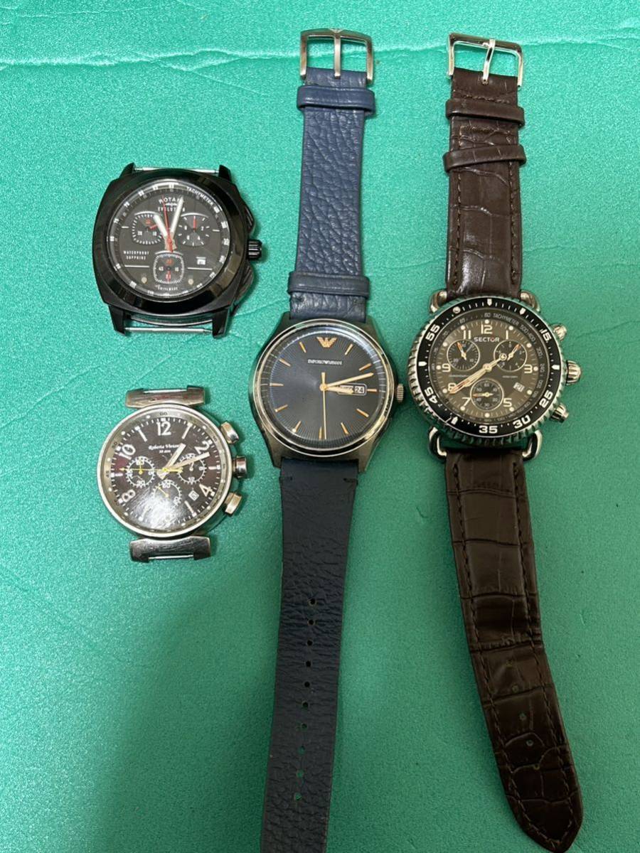 SECTOR Sector ROTARY rotary EMPORIO ARMANI Emporio Armani RobertaViviani Roberta vi vi a-ni operation goods men's wristwatch 