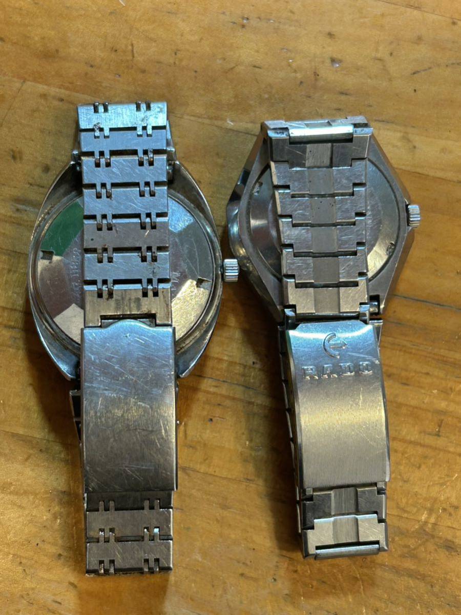 RADO ラドー water sealed メンズ 腕時計 自動巻き marco polo と　alex 稼働品 2点セット_画像5