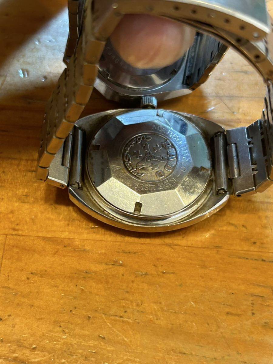 RADO ラドー water sealed メンズ 腕時計 自動巻き marco polo と　alex 稼働品 2点セット_画像6