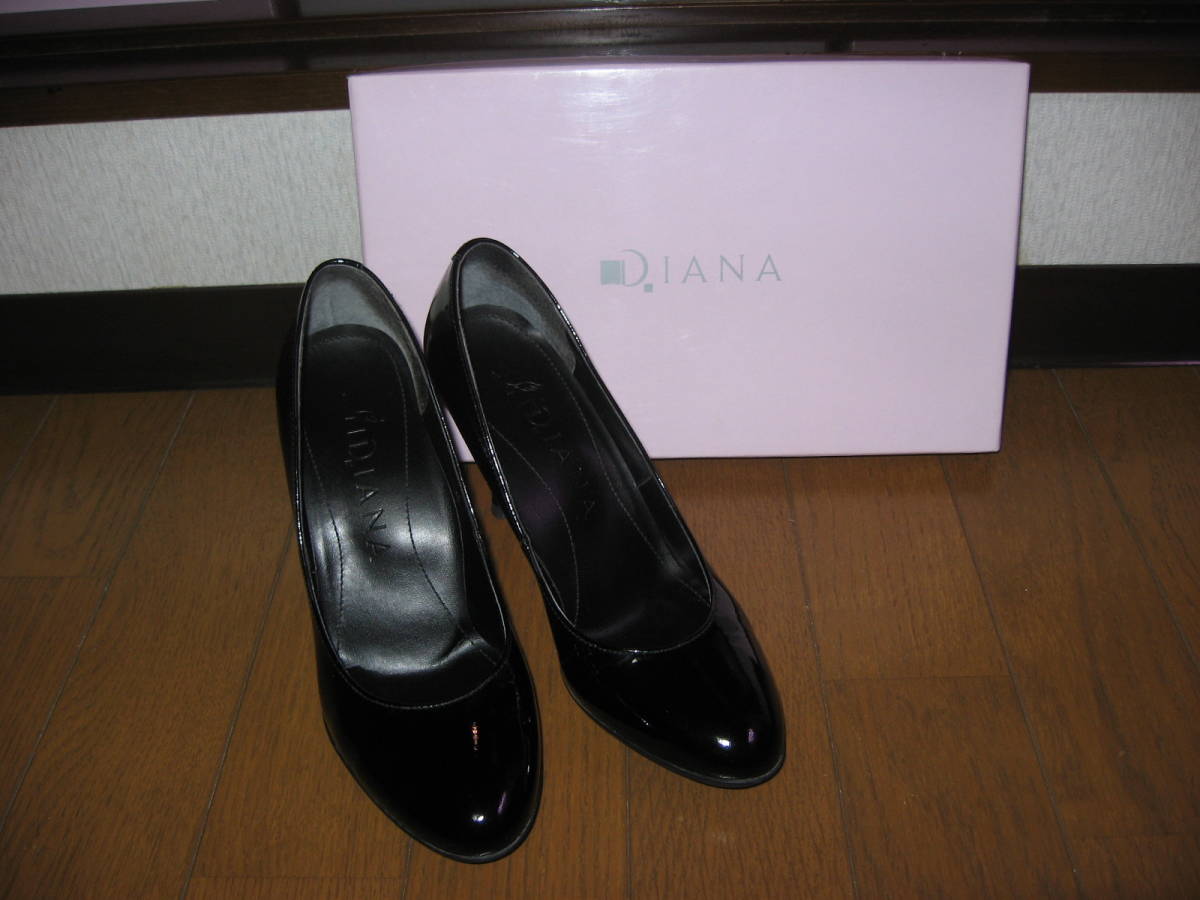 ◆ Diana (Refrey) Classic Round to Pumps 22,5 см Черной Эмаль ◆