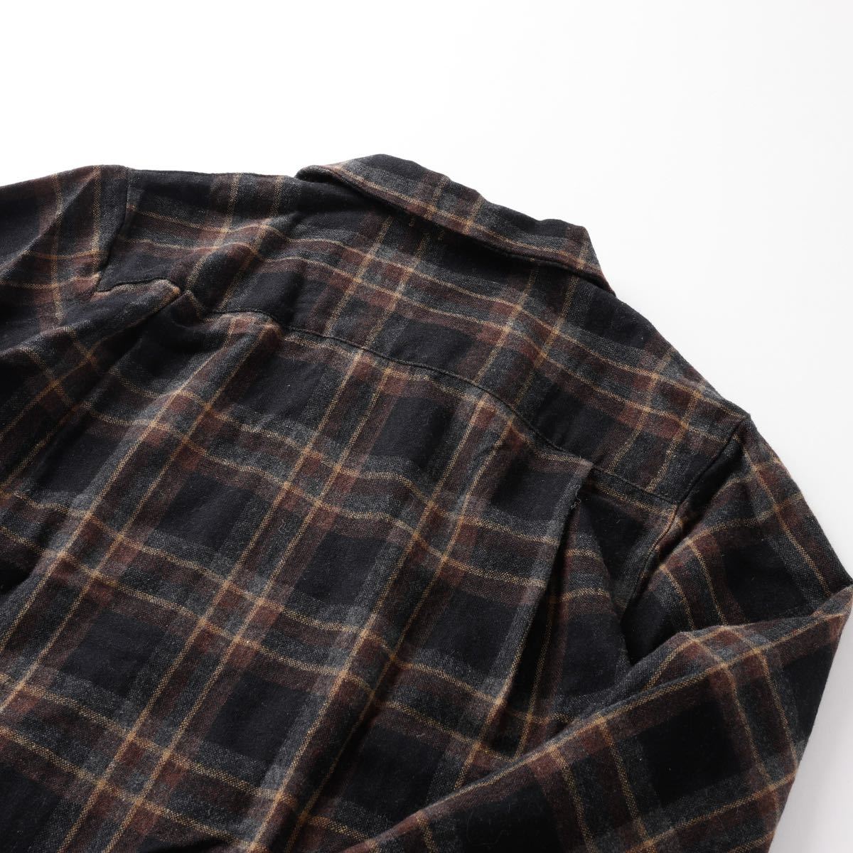 【極美品】60s TEMPTATION special vintage wool check flannel shirt ヴィンテージ ウール チェック フランネル シャツ M USA製 アメカジ_画像5
