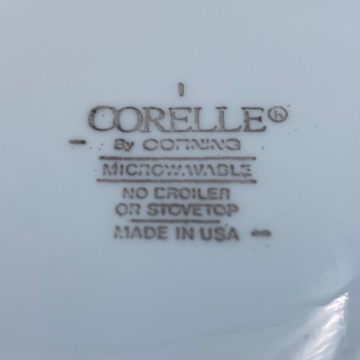 【A9310P007】CORELLE　サラダボウル　2枚セット　MADE IN USA　グリーンリーフ柄　デザートボウル　取り皿　コレール_画像5