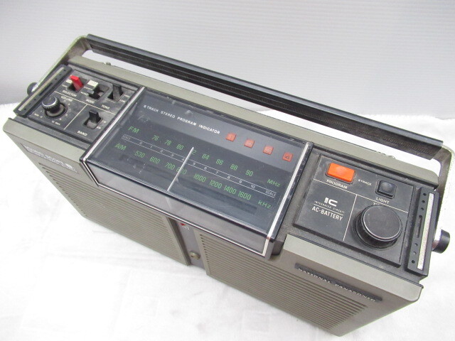 A939　National/Panasonic RF-7100 SOUND SCOPE AM-FM Stereo 8 ラジカセ サウンドスコープ 昭和レトロ ナショナル パナソニック_画像8