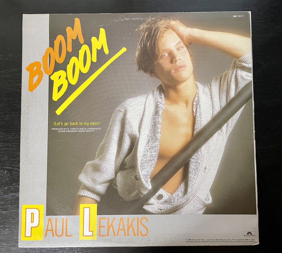 PAUL LEKAKIS / BOOM BOOM(Let's Go Back To My Room)中古盤12インチの画像2