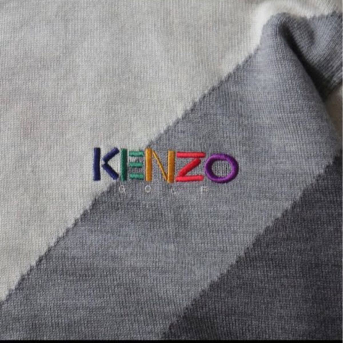 KENZO ケンゾー アーガイル ダイヤ柄 カラフル ニット セーター 2 ニットセーター ウールセーター ウール