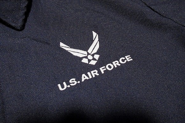 B0205:DSCP U.S.AIR FORCE スウィングトップ ジャケット U.S.ARMY ミリタリージャケット フライトジャケット 紺 42XL メンズ 軍物:5の画像4
