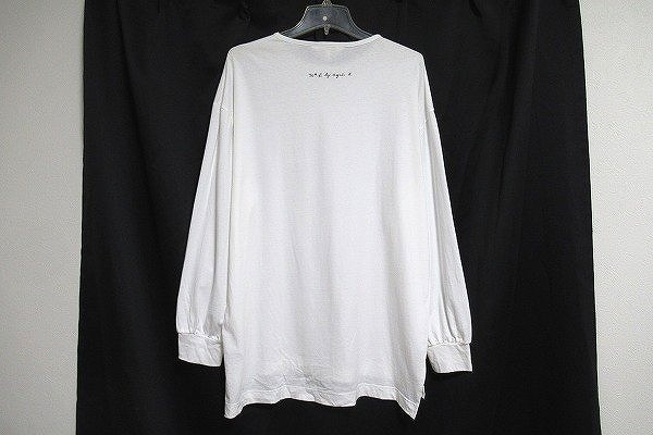 B0209:To b. by agnes b. 長袖カットソー トゥービーバイアニエスベー ロンT 白 40 レディース 長袖Tシャツ トップス:35_画像2