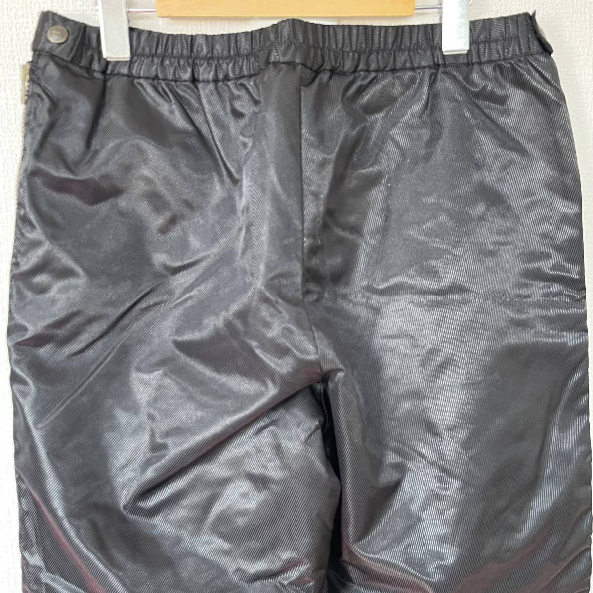 [PUMA] Puma nylon pants pi stereo pants windbreaker side Zip protection against cold training black black Junior 160/Y3008YY
