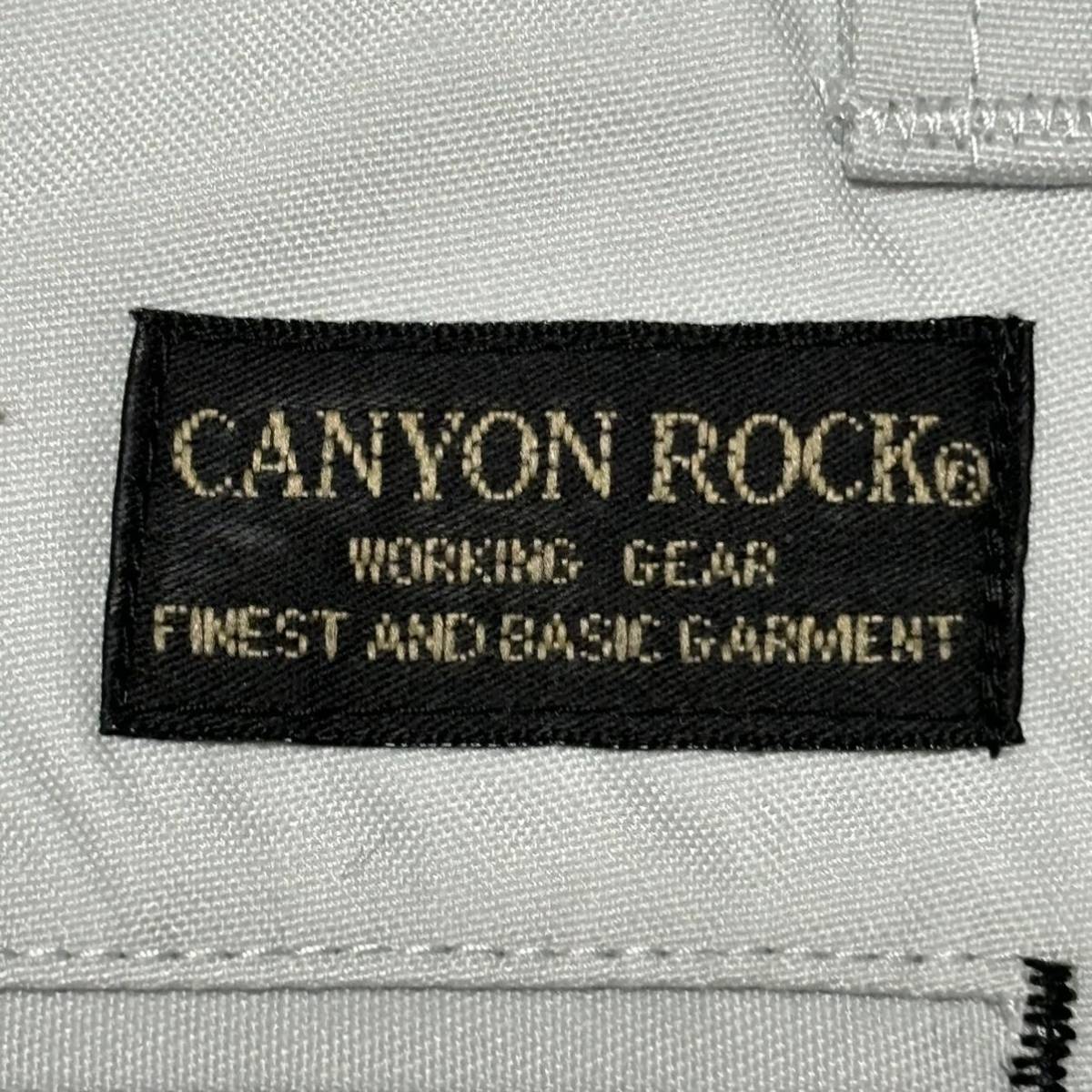 未使用品◎【CANYON ROCK】キャニオンロック ワークパンツ グレー 綿混 カーゴパンツ 作業着 ワークウェア メンズ サイズ79/Y4157 SS_画像8