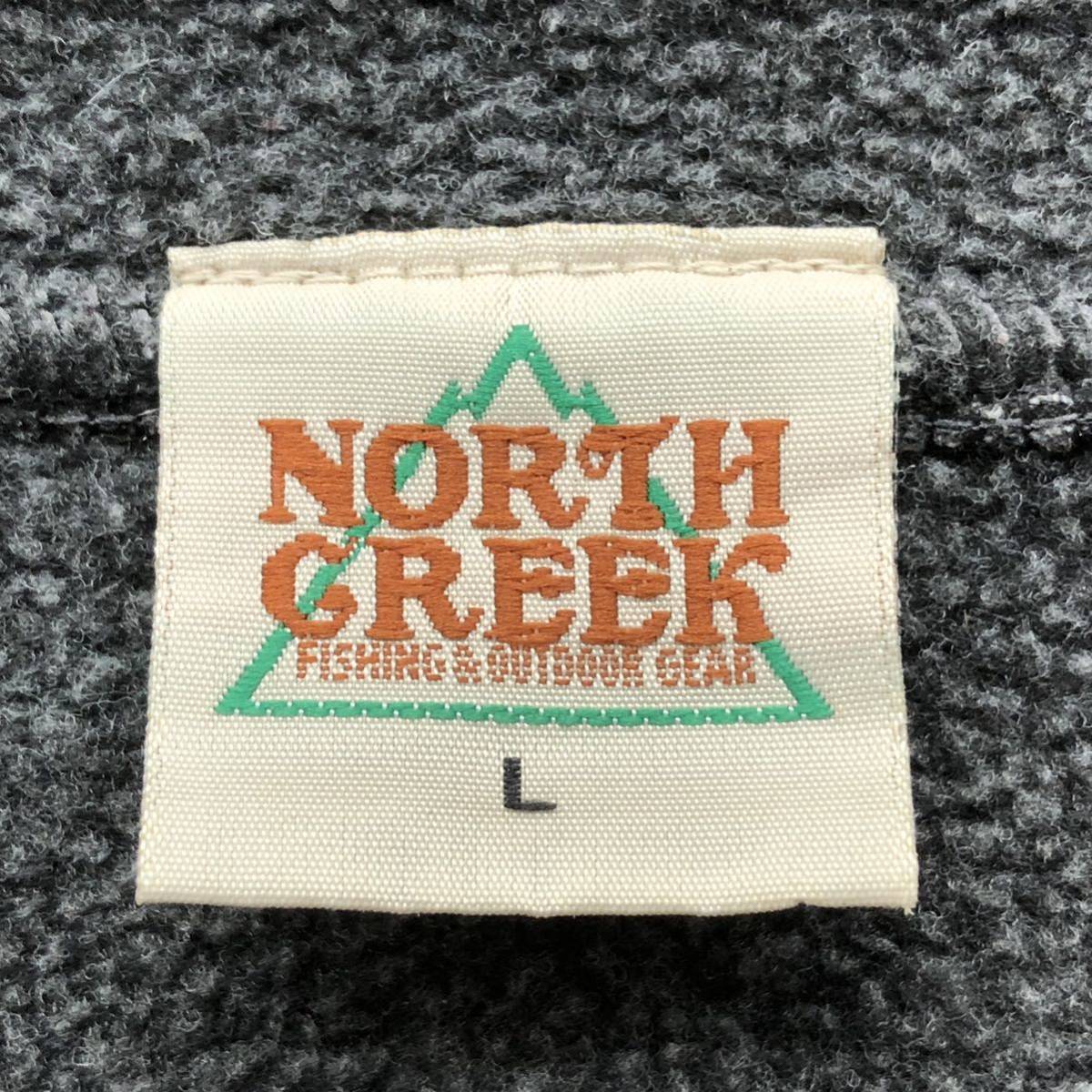 【NORTH CREEK】ノースクリーク フリース ジャケット ジャンパー グレー ジップアップ メンズ アウトドア タウンユース トップス L/Y4248BB_画像8