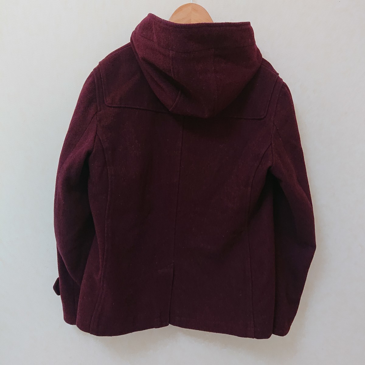 [BROWNY] brownie duffle coat Short standard Zip up hood student going to school simple nylon . purple series men's L /Y4543CC