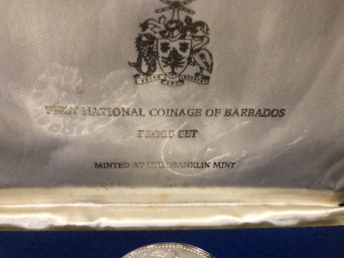 BARBADOS バルバトス　バハマ連邦公式　プルーフ貨幣セット　銀貨　ケース付き　フランクミント_画像2