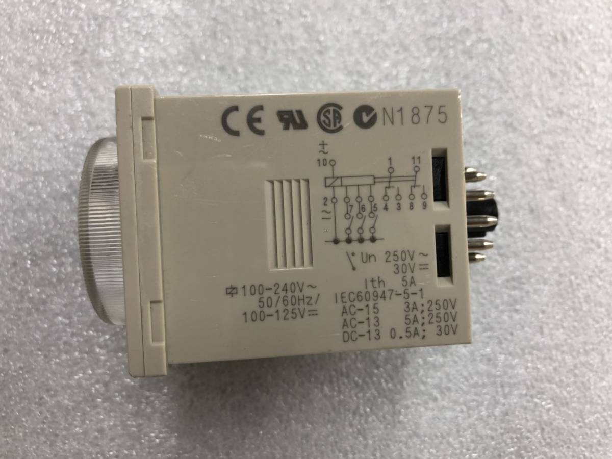 【OMRON】 ソリッドステート・タイマ H3CR-A AC100-240V DC100-125V 在庫多数_画像3