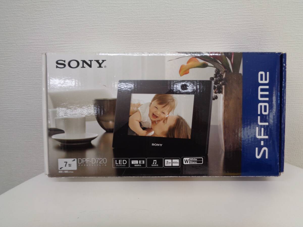 美品　SONY　ソニー　デジタルフォトフレーム　S-Frame　7型　DPF-D720　LEDバックライト_画像5