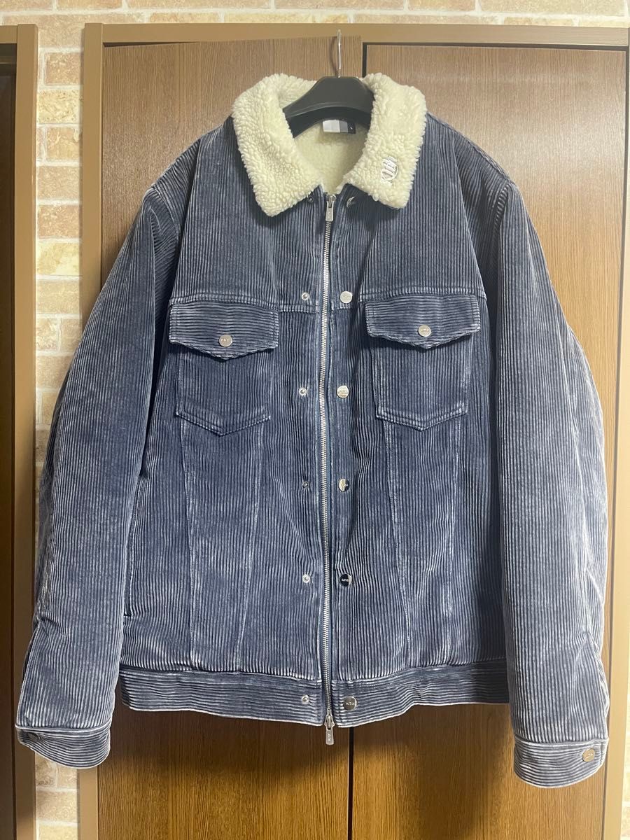 KITH CORDUROY LIGHT JACKET DARK INDIGO BLUE キス　コーデュロイ　Lサイズ