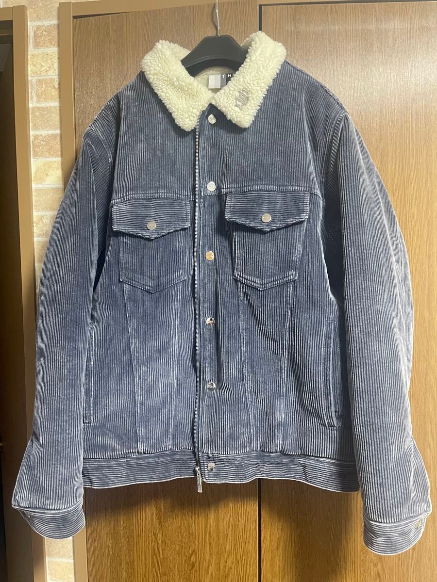 KITH CORDUROY LIGHT JACKET DARK INDIGO BLUE キス　コーデュロイ　Lサイズ