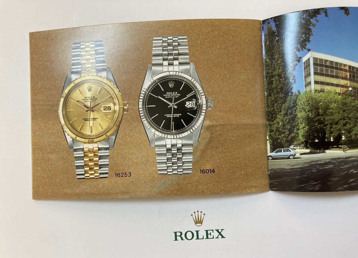 1984年 デイトジャスト 冊子 ロレックス ROLEX DATEJUST booklet GMTマスター サブマリーナ EXPLORER 16013 16750 16800 16550 SUBMARINER_画像4