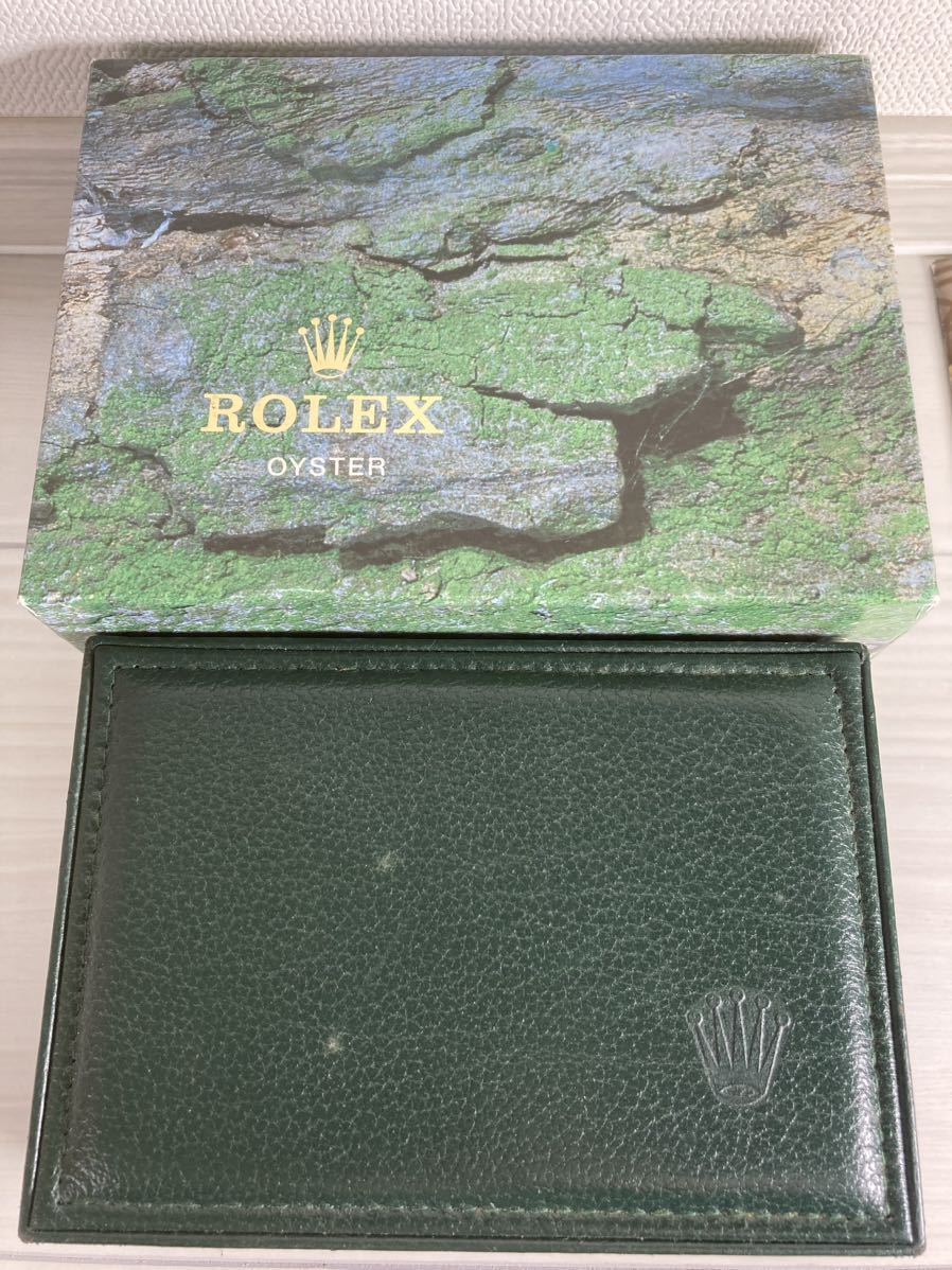 白文字盤 16570 シール ロレックス エクスプローラー2 箱 空箱 ケース BOX ROLEX EXPLORER II case 冊子 booklet 付属品 カレンダー 2000年_画像3