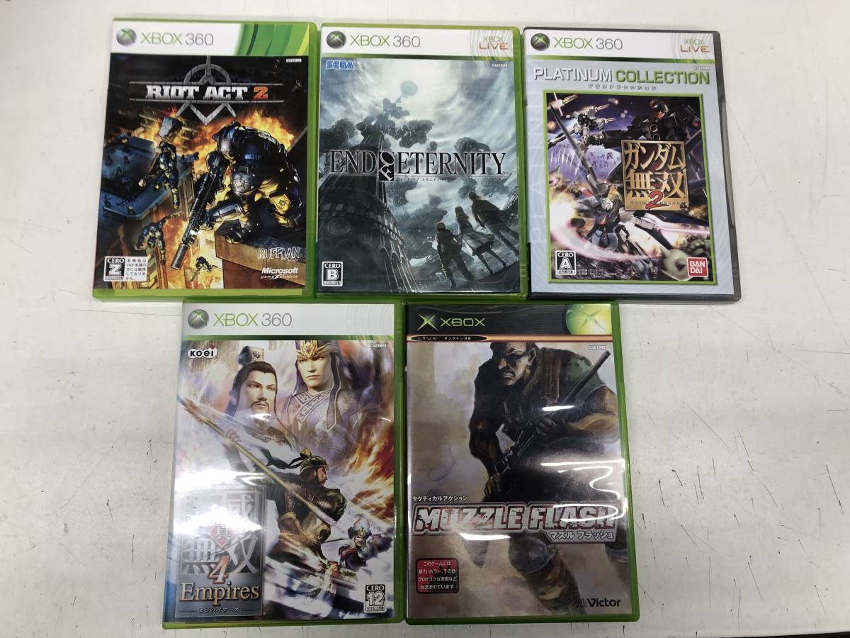 [ stock disposal ]XBOX set sale total 5ps.@[. shop thing case ]