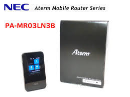 稀少未使用/未開封品●NEC Aterm MR03LN [PA-MR03LN3B] SIMフリールーター_画像1